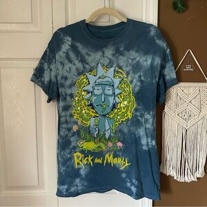 Rick and Morty Tie Dye Graphic Tshirt / Size S